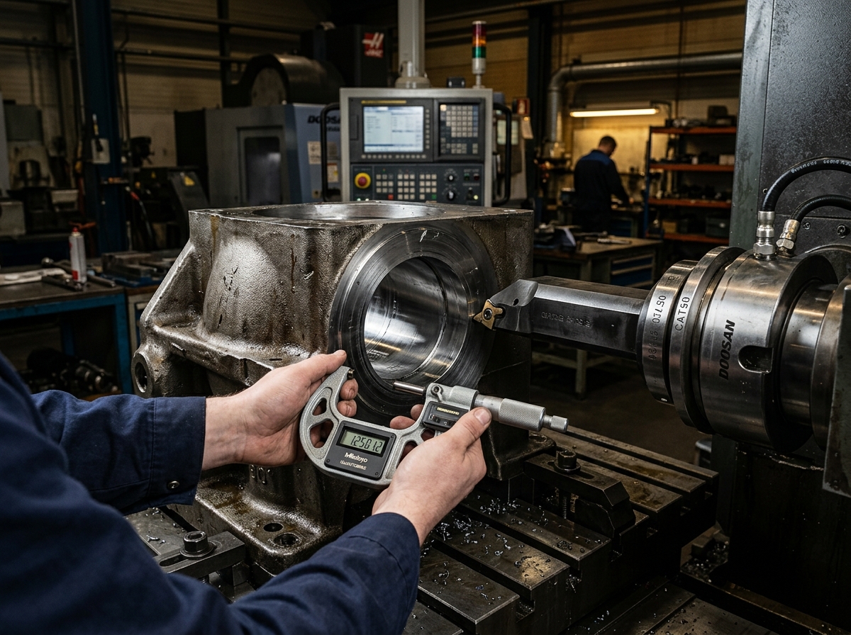 Angular Head Machining